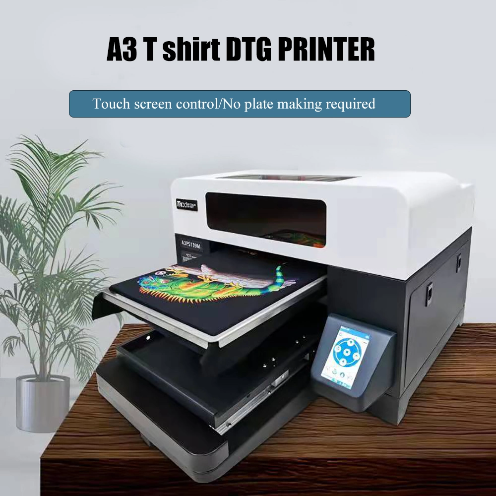 A3 Size DTG Printer High Quality Printing DTG Direct to T Shirt Sublimation Printer